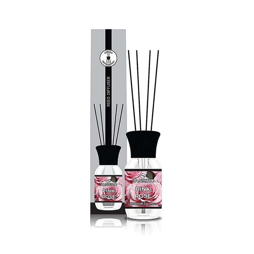 Pink Rose Reed Diffuser 100ml by Sansiro