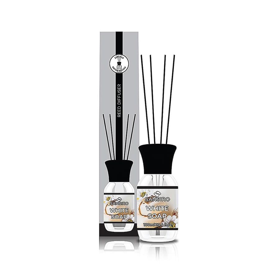 White Soap Reed Diffuser 100ml by Sansiro